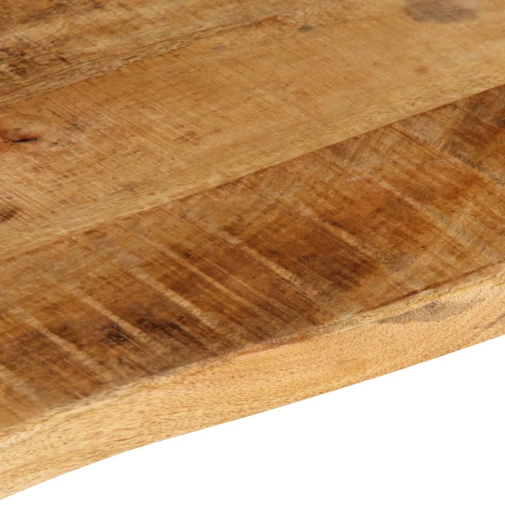 vidaXL Table Top 70x60x2.5 cm Live Edge Solid Wood Rough Mango