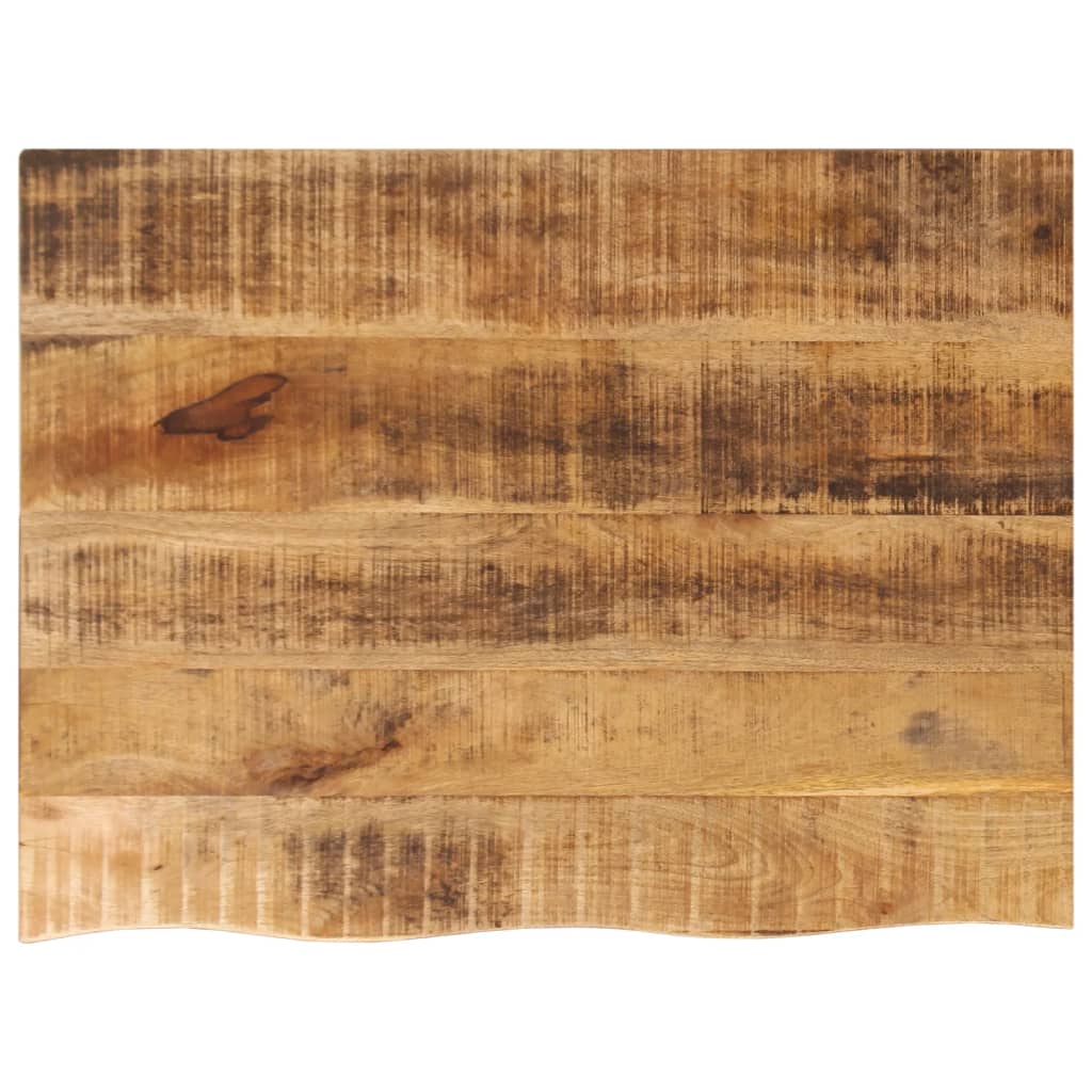 vidaXL Table Top 90x60x2.5 cm Live Edge Solid Wood Rough Mango