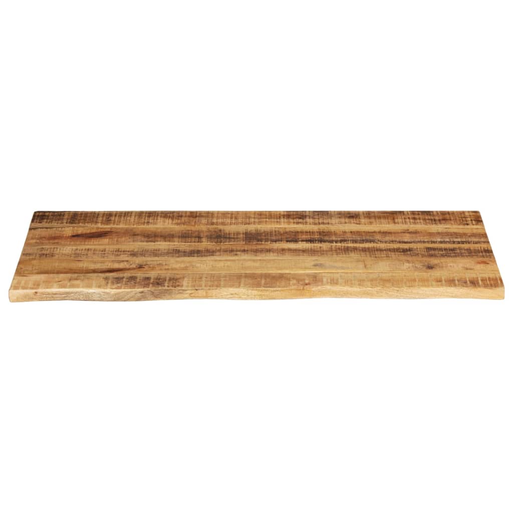 vidaXL Table Top 100x60x2.5 cm Live Edge Solid Wood Rough Mango