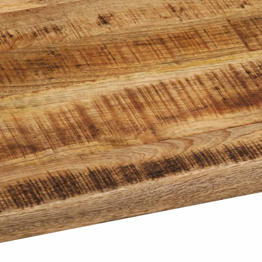 vidaXL Table Top 100x80x3.8 cm Live Edge Solid Wood Rough Mango