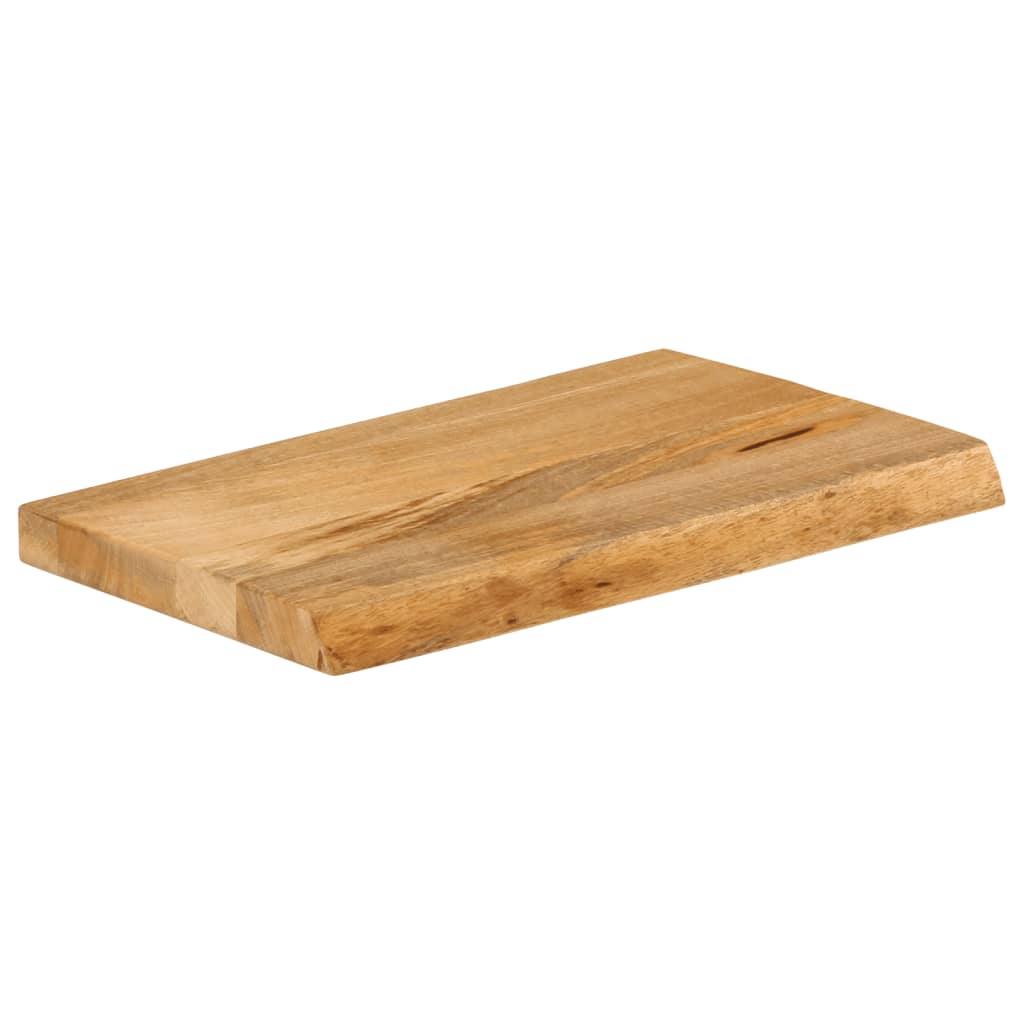 vidaXL Table Top Live Edge 40x20x2.5 cm Solid Wood Mango