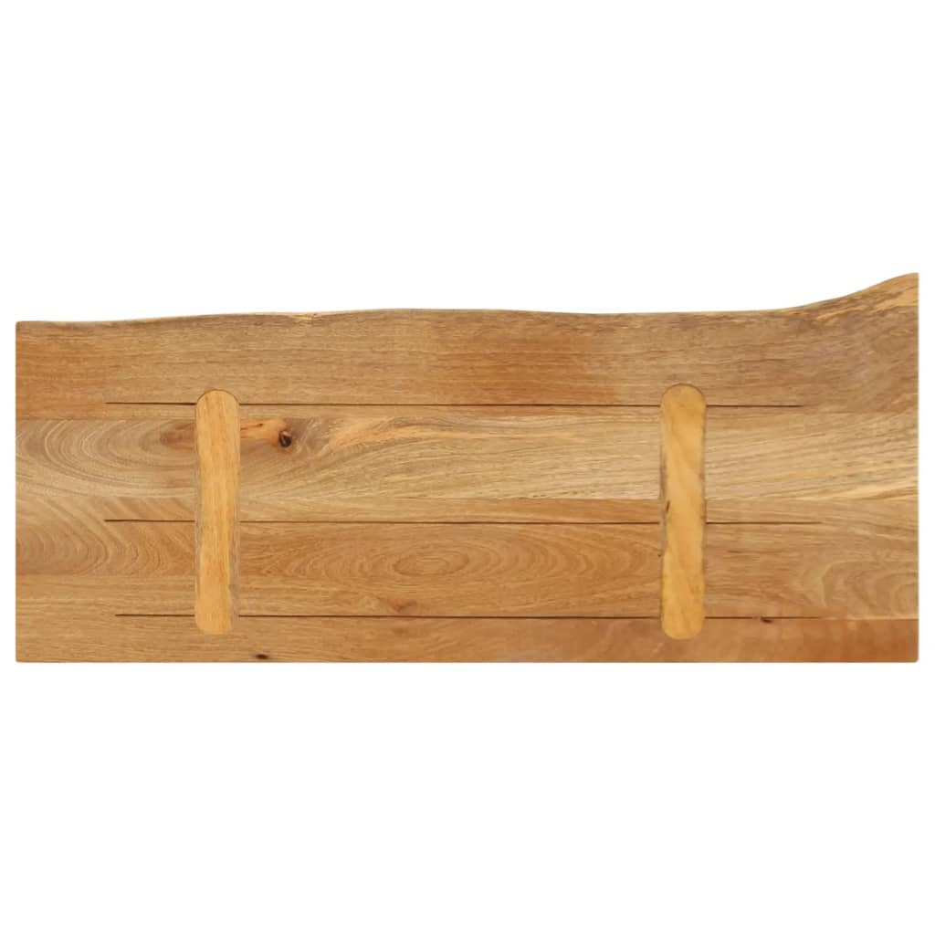 vidaXL Table Top Live Edge 80x20x2.5 cm Solid Wood Mango