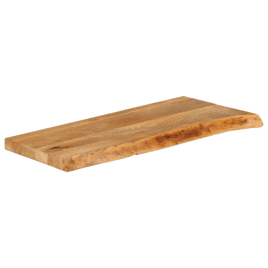 vidaXL Table Top Live Edge 90x20x2.5 cm Solid Wood Mango