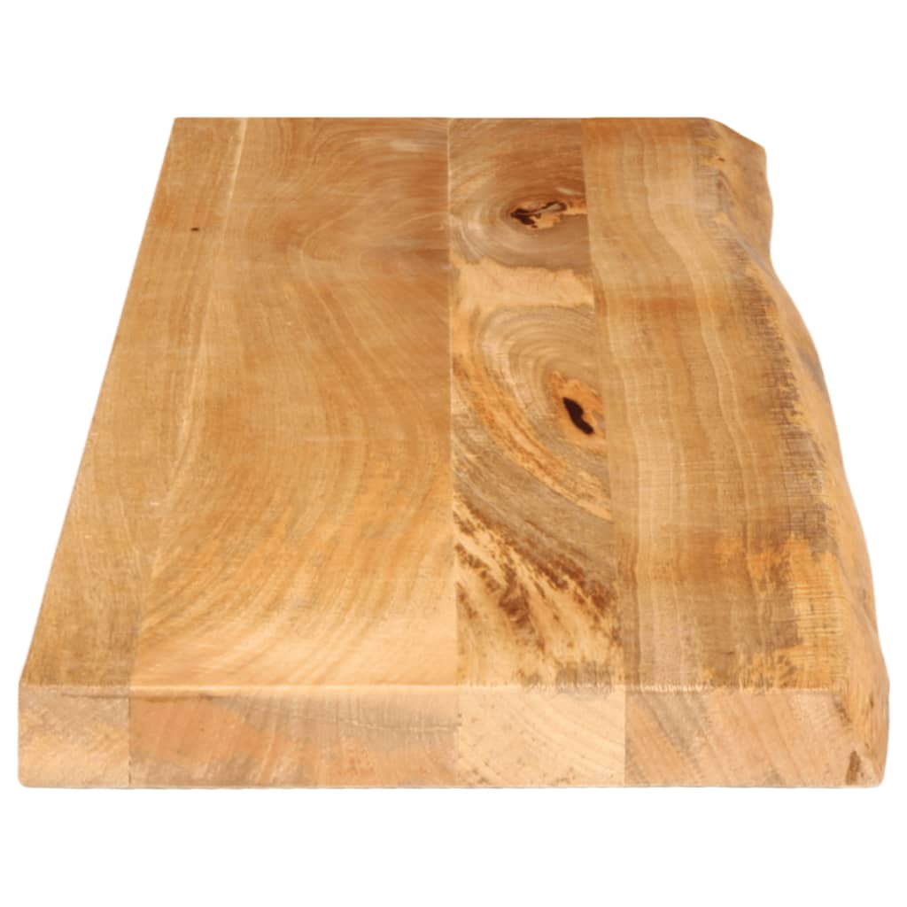 vidaXL Table Top Live Edge 100x20x2.5 cm Solid Wood Mango