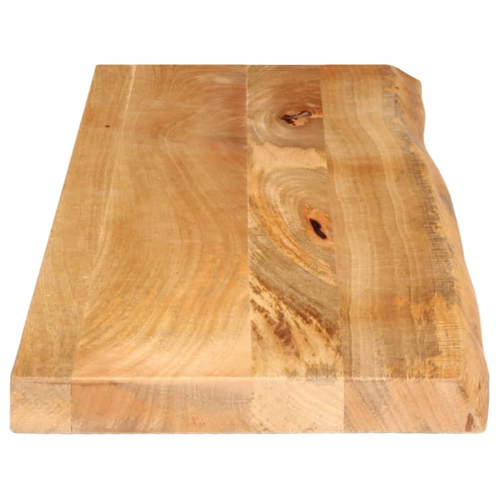 vidaXL Table Top Live Edge 120x20x2.5 cm Solid Wood Mango