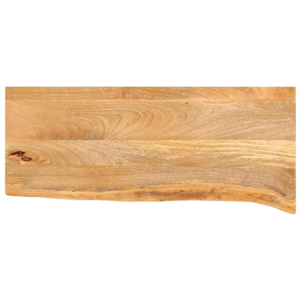 Table Top Live Edge 90x40x2,5 cm Solid Wood Mango