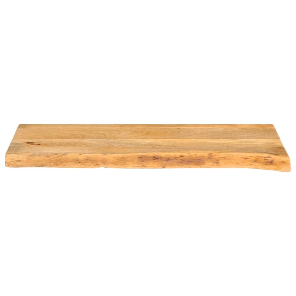 Table Top Live Edge 90x40x2,5 cm Solid Wood Mango