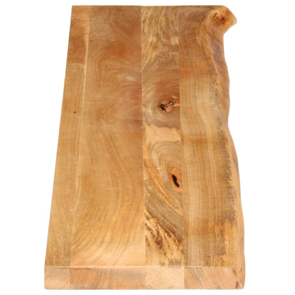 vidaXL Table Top Live Edge 140x40x2.5 cm Solid Wood Mango