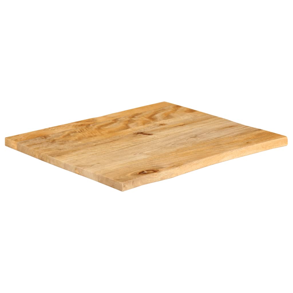 vidaXL Table Top Live Edge 60x60x2.5 cm Solid Wood Mango