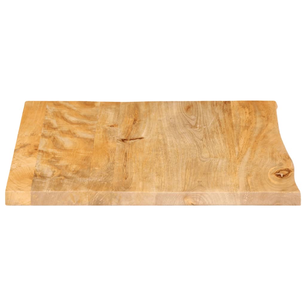 vidaXL Table Top Live Edge 60x60x2.5 cm Solid Wood Mango