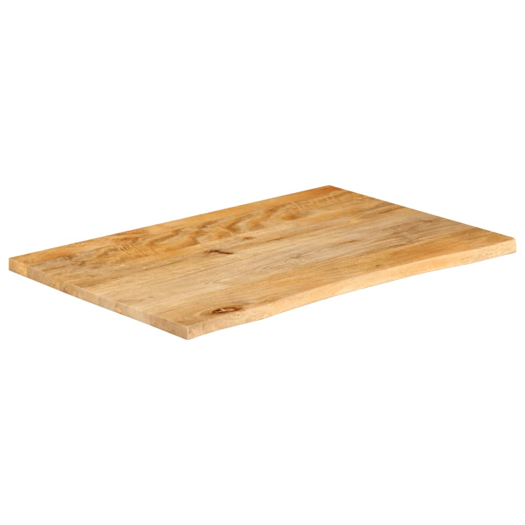 vidaXL Table Top Live Edge 70x60x2.5 cm Solid Wood Mango