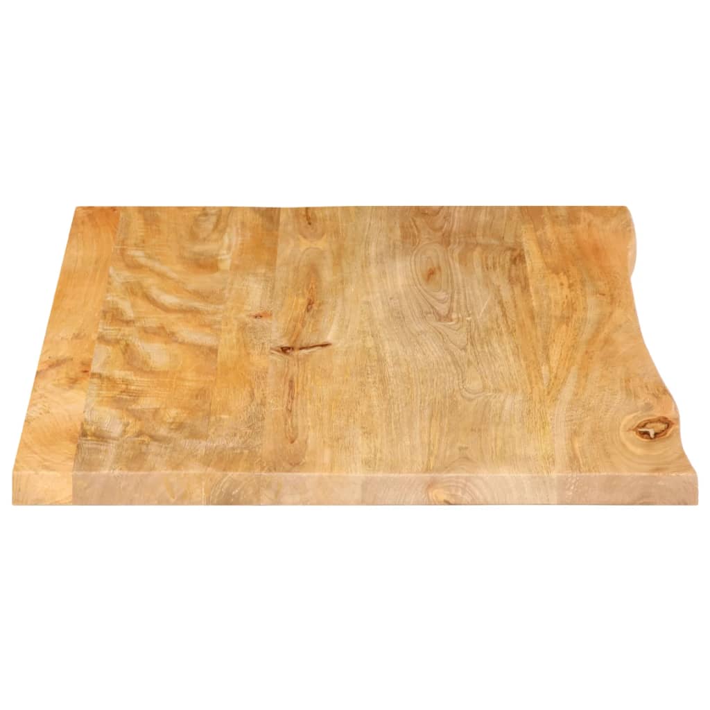 vidaXL Table Top Live Edge 70x60x2.5 cm Solid Wood Mango