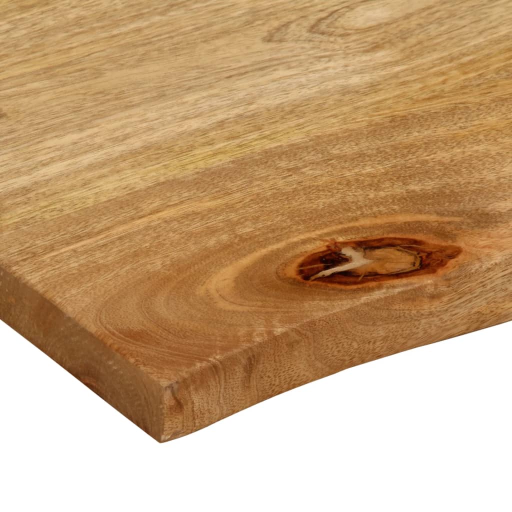 vidaXL Table Top Live Edge 70x60x2.5 cm Solid Wood Mango