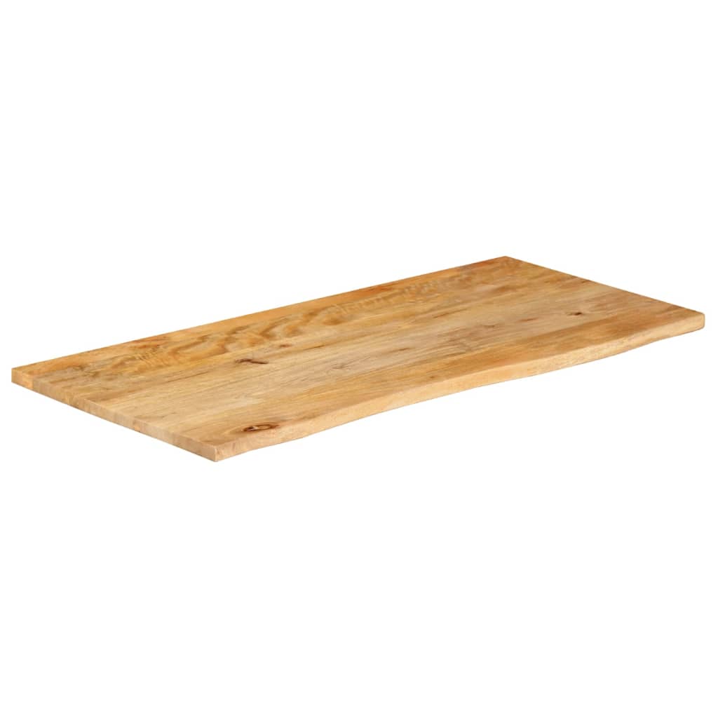 vidaXL Table Top Live Edge 120x60x2.5 cm Solid Wood Mango