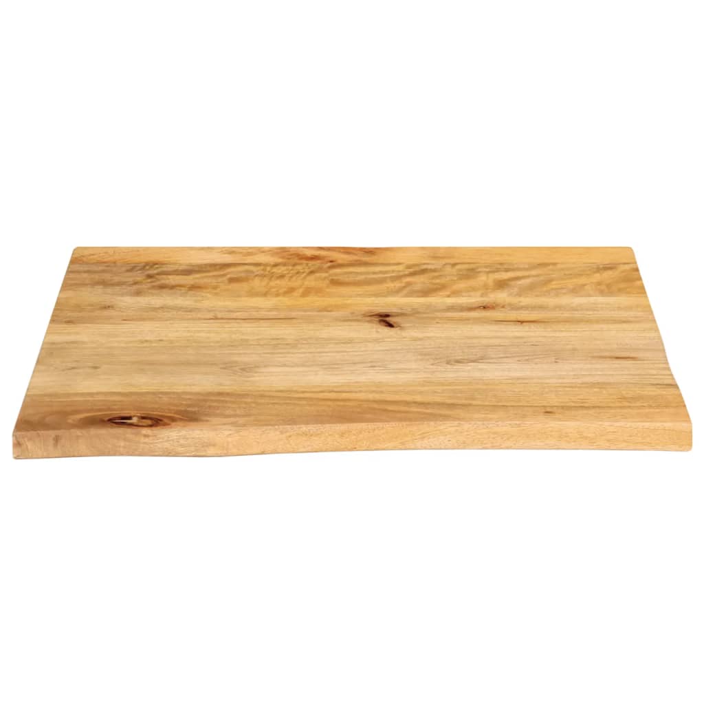 vidaXL Table Top Live Edge 80x80x2.5 cm Solid Wood Mango