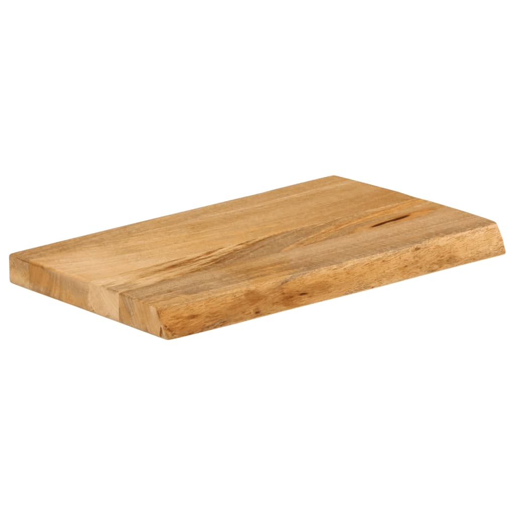 Table Top Live Edge 60x40x3.8 cm Solid Wood Mango