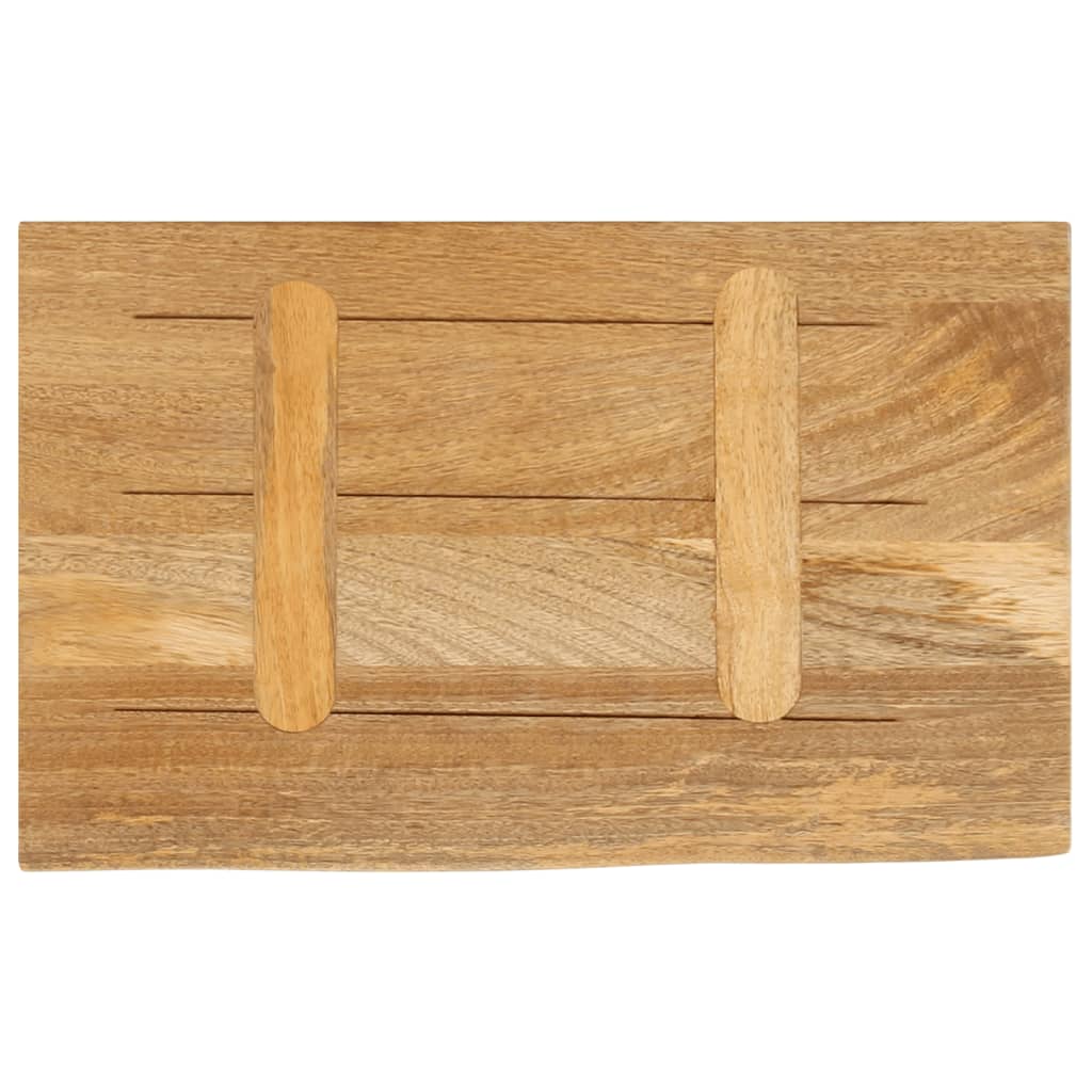 Table Top Live Edge 60x40x3.8 cm Solid Wood Mango