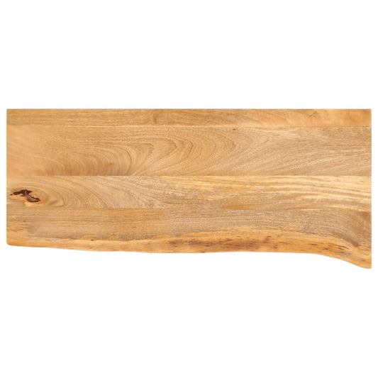Table Top Live Edge 70x40x3.8 cm Solid Wood Mango