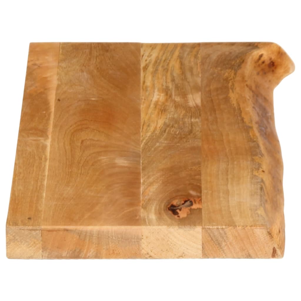 Table Top Live Edge 70x40x3.8 cm Solid Wood Mango