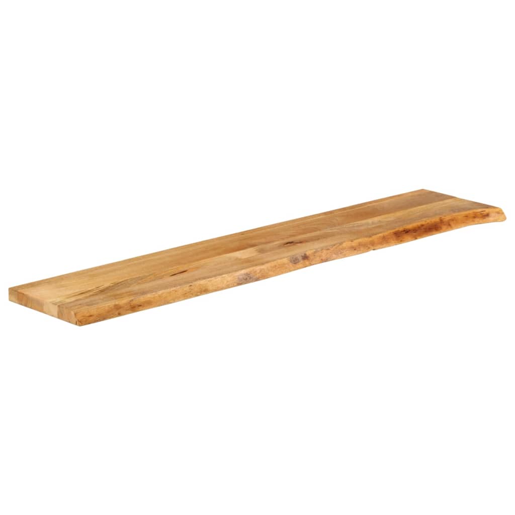 Table Top Live Edge 140x40x3.8 cm Solid Wood Mango