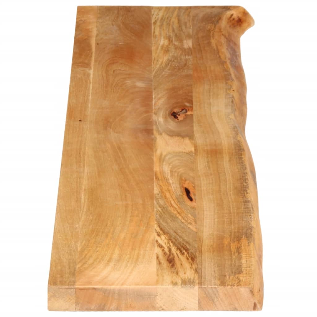 Table Top Live Edge 140x40x3.8 cm Solid Wood Mango