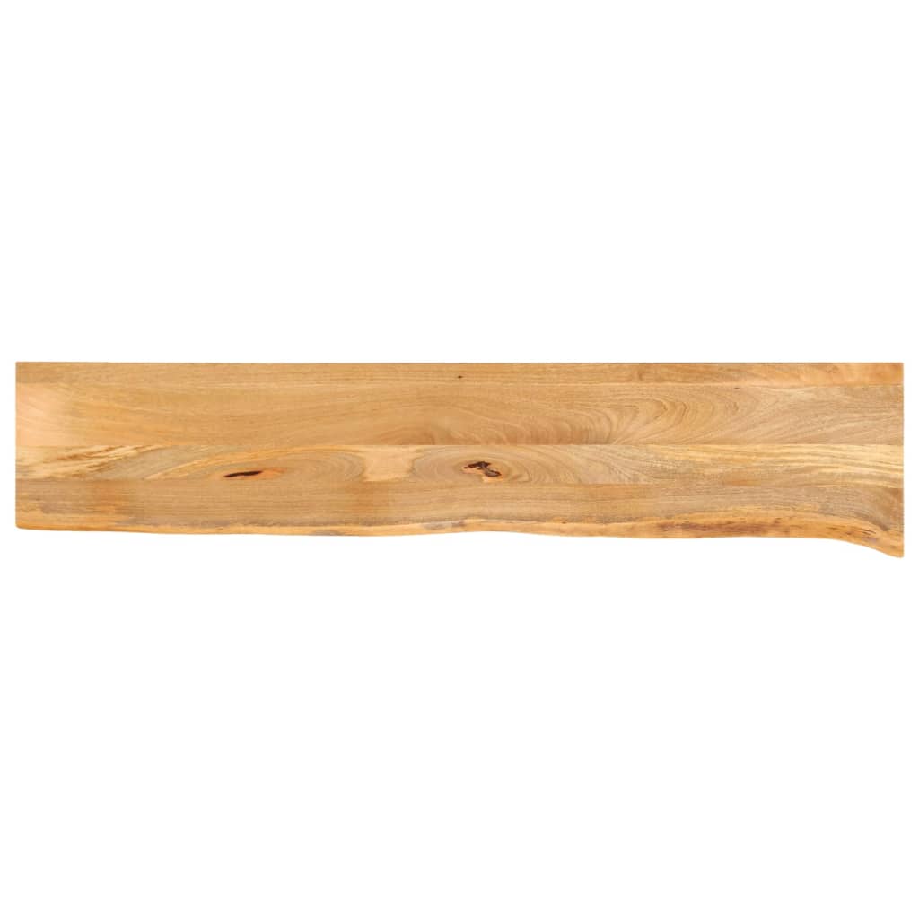 Table Top Live Edge 160x40x3.8 cm Solid Wood Mango