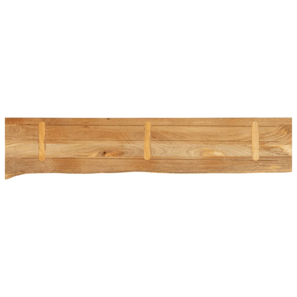 Table Top Live Edge 160x40x3.8 cm Solid Wood Mango