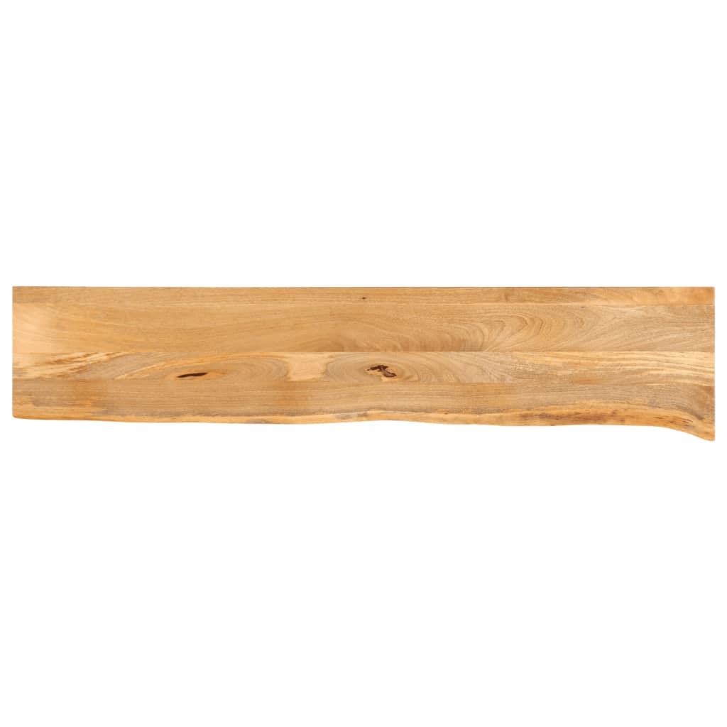 Table Top Live Edge 180x40x3.8 cm Solid Wood Mango