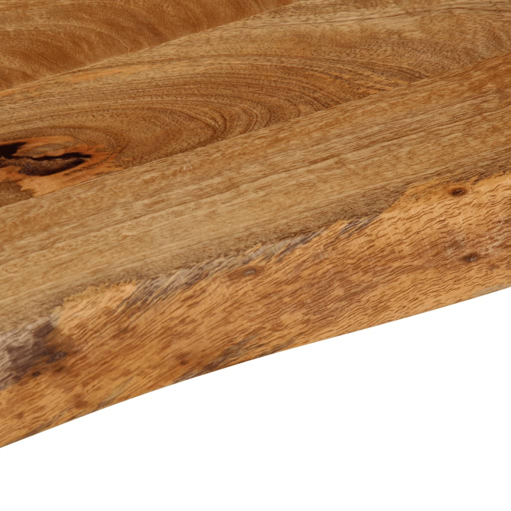 Table Top Live Edge 180x40x3.8 cm Solid Wood Mango