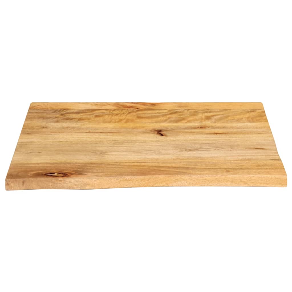 vidaXL Table Top Live Edge 60x60x3.8 cm Solid Wood Mango