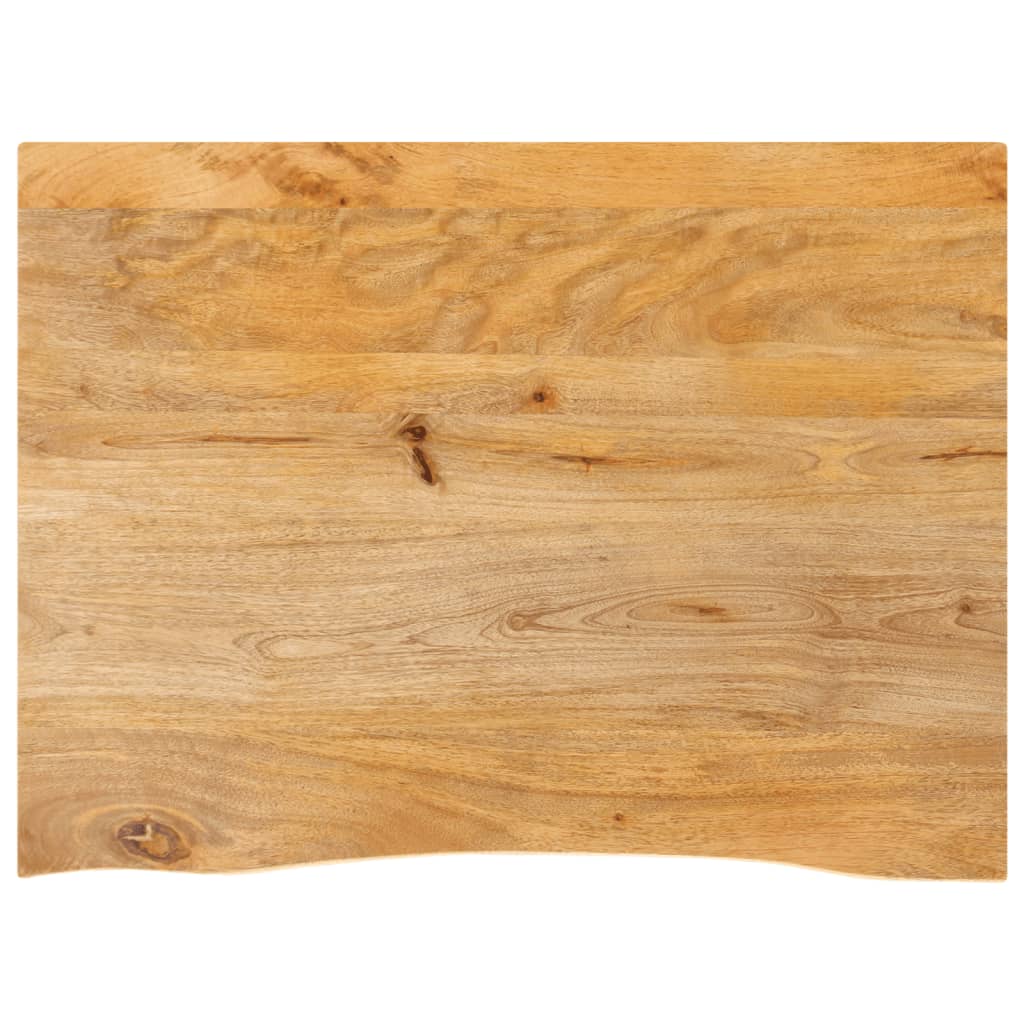 vidaXL Table Top Live Edge 70x60x3.8 cm Solid Wood Mango