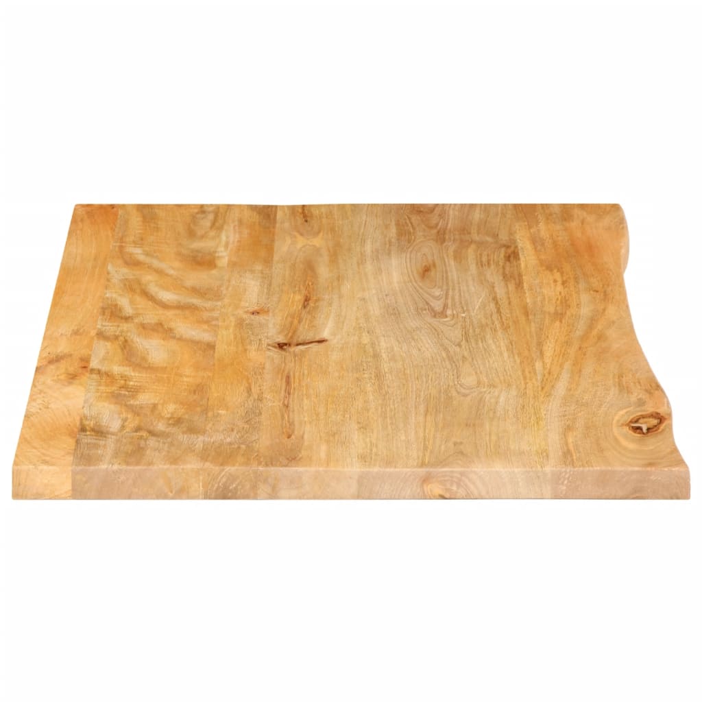 vidaXL Table Top Live Edge 70x60x3.8 cm Solid Wood Mango