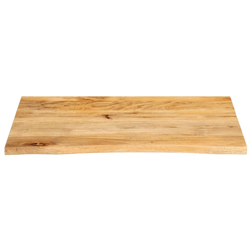 vidaXL Table Top Live Edge 90x60x3.8 cm Solid Wood Mango