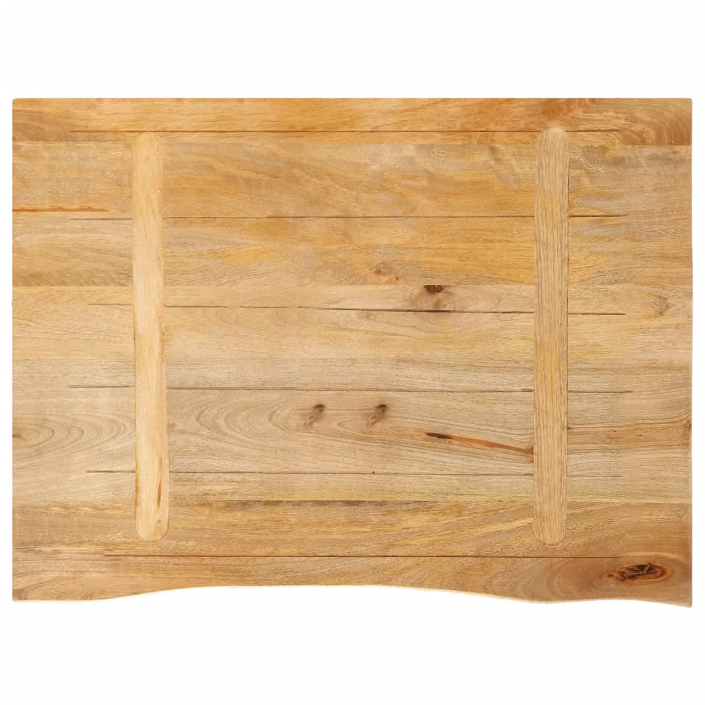 vidaXL Table Top Live Edge 90x60x3.8 cm Solid Wood Mango