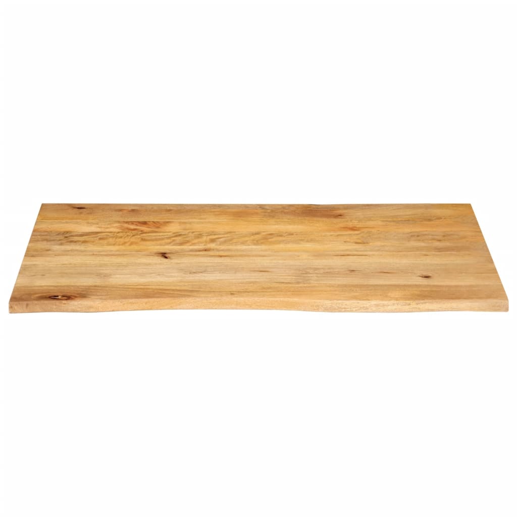 vidaXL Table Top Live Edge 100x60x3.8 cm Solid Wood Mango