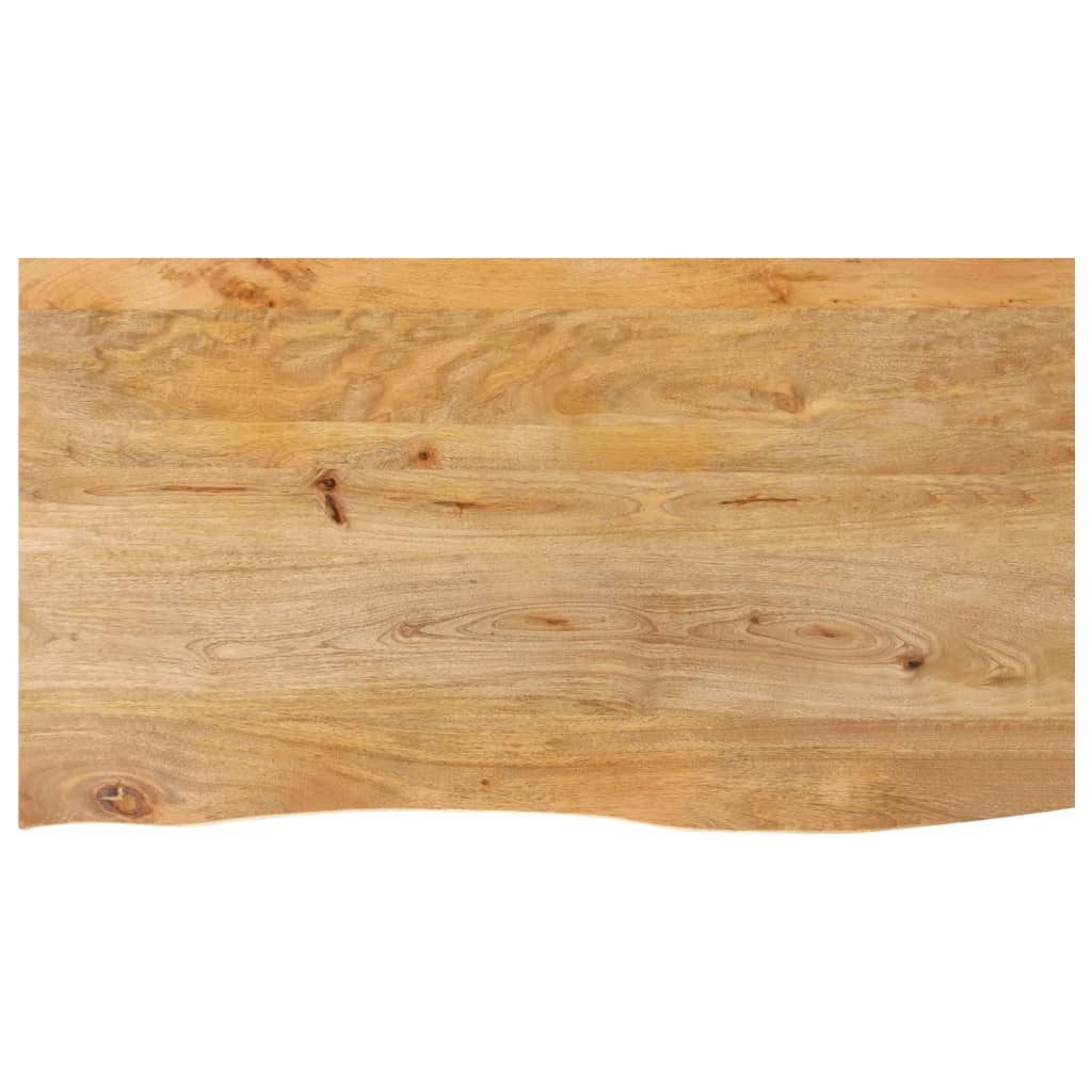 vidaXL Table Top Live Edge 110x60x3.8 cm Solid Wood Mango