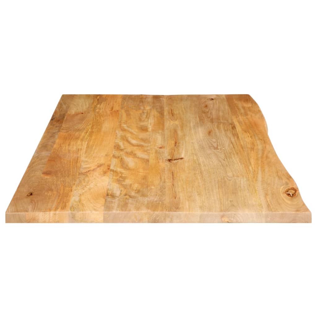 vidaXL Table Top Live Edge 110x60x3.8 cm Solid Wood Mango