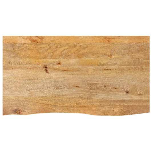 vidaXL Table Top Live Edge 120x60x3.8 cm Solid Wood Mango