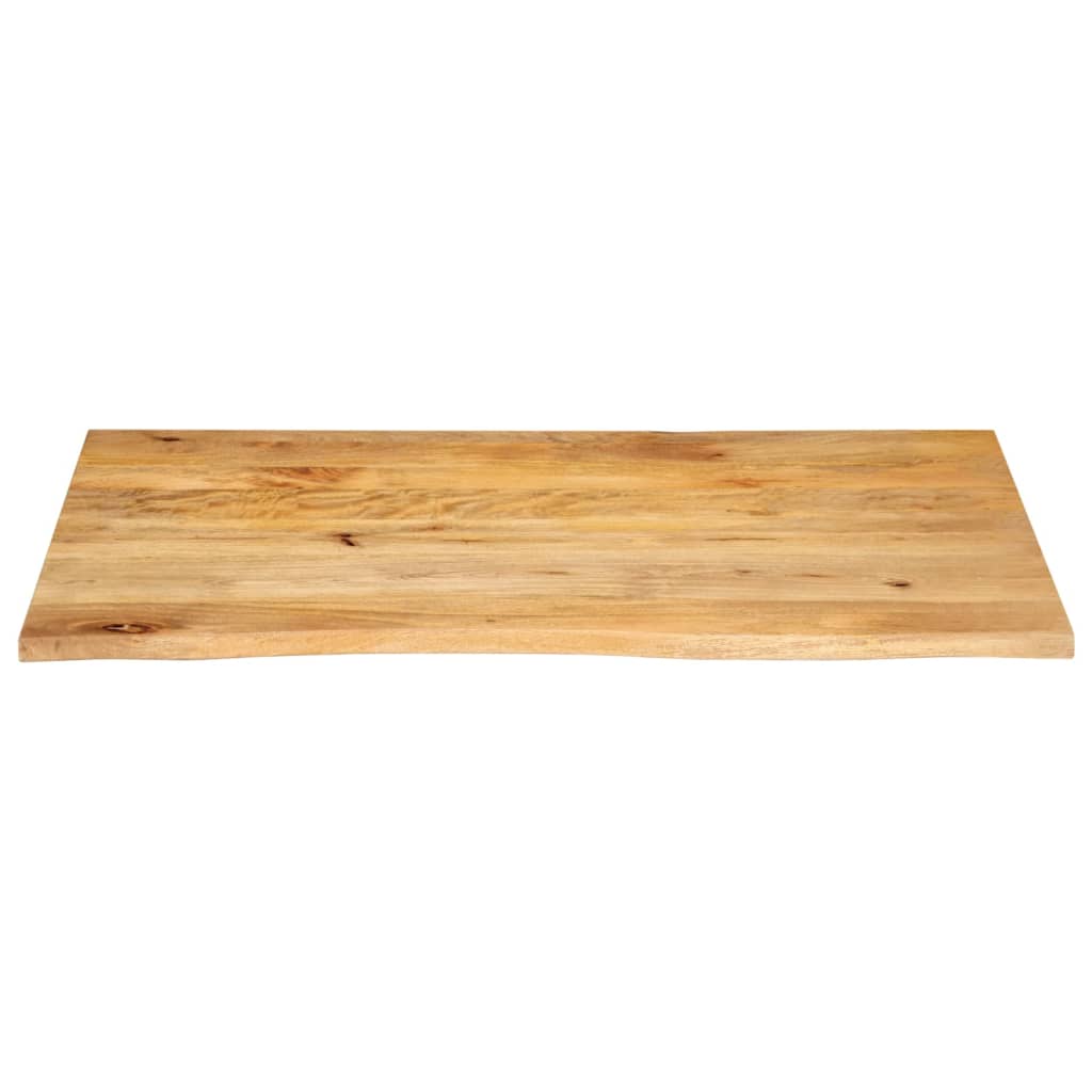 vidaXL Table Top Live Edge 120x60x3.8 cm Solid Wood Mango