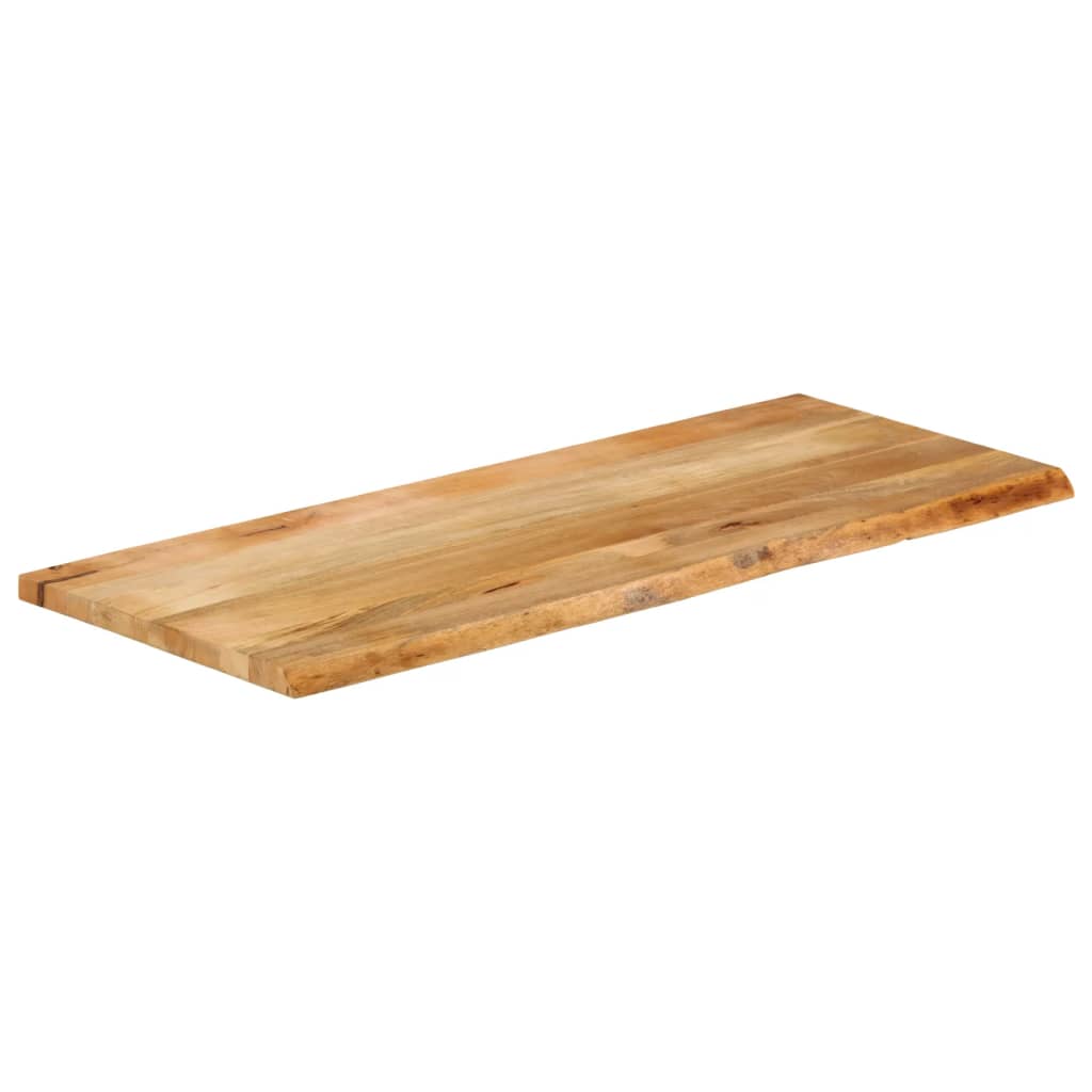 vidaXL Table Top Live Edge 140x60x3.8 cm Solid Wood Mango