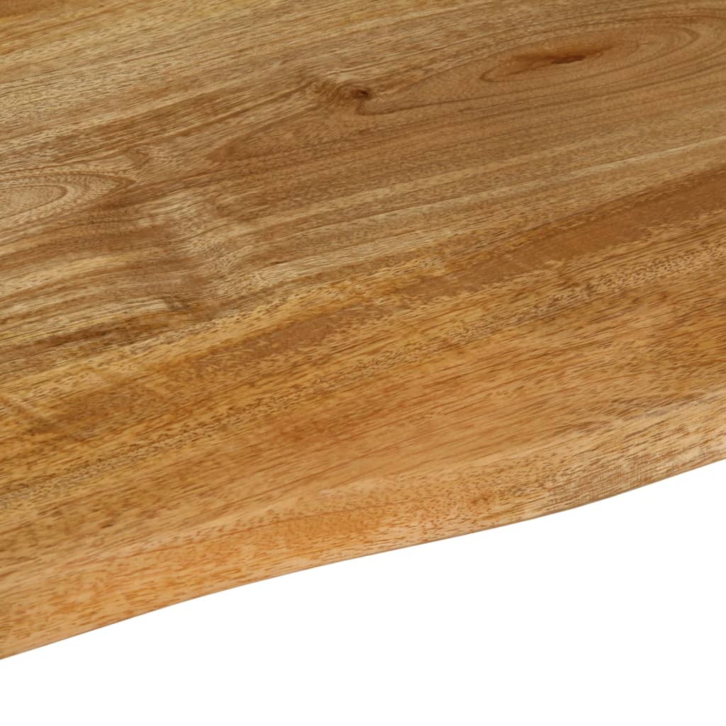 Table Top Live Edge 80x80x3.8 cm Solid Wood Mango