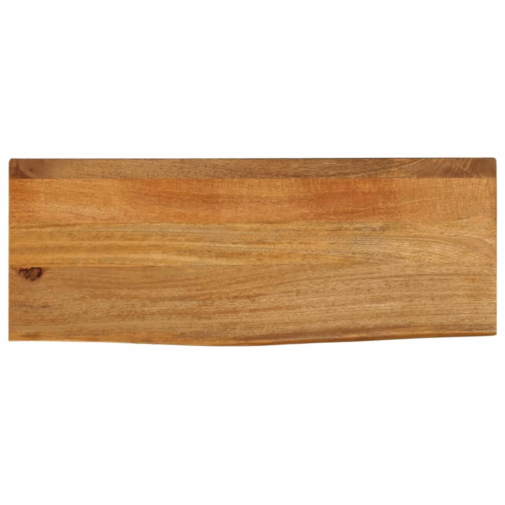 vidaXL Table Top Live Edge 90x20x2.5 cm Solid Wood Mango