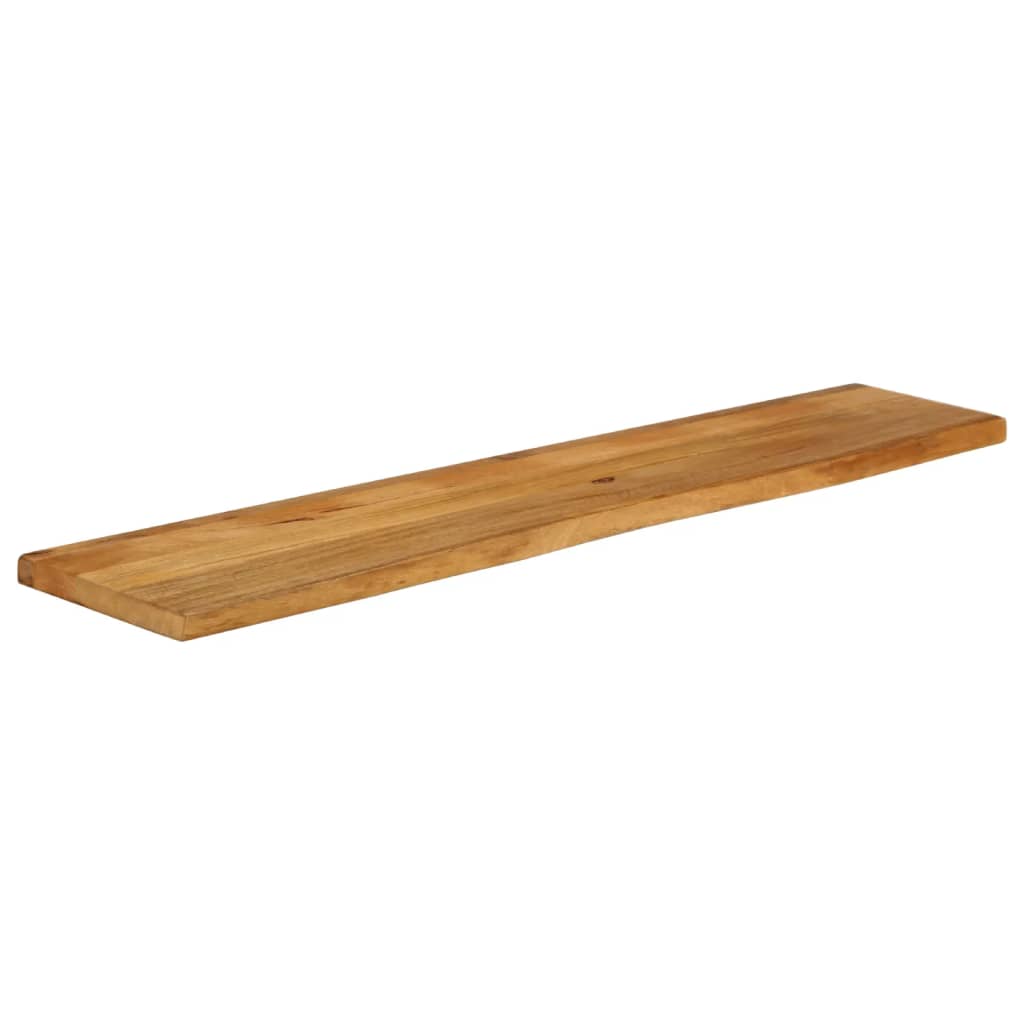 vidaXL Table Top Live Edge 140x20x2.5 cm Solid Wood Mango