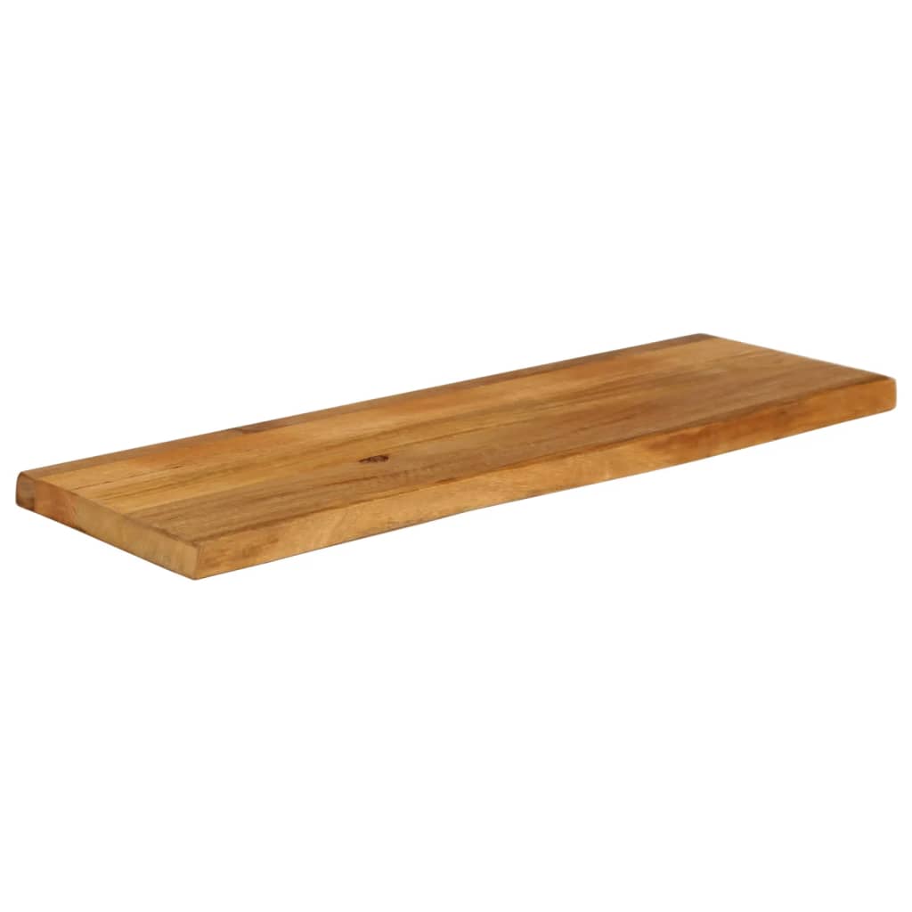 vidaXL Table Top Live Edge 120x30x2.5 cm Solid Wood Mango