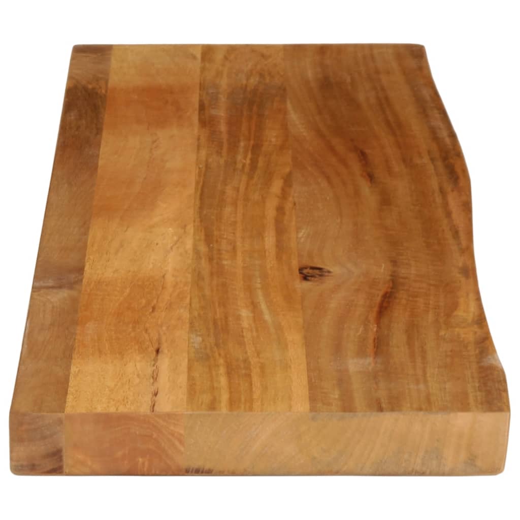 vidaXL Table Top Live Edge 120x30x2.5 cm Solid Wood Mango