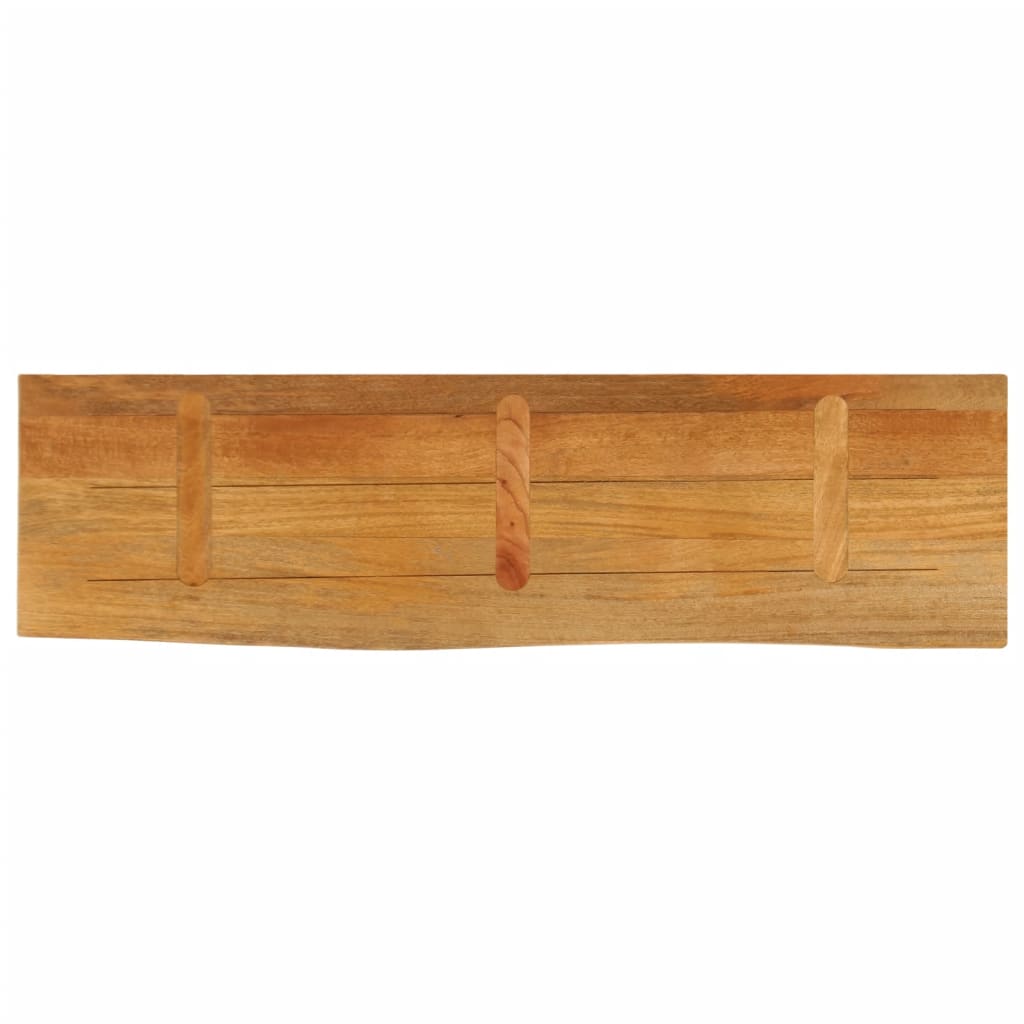 vidaXL Table Top Live Edge 120x30x2.5 cm Solid Wood Mango