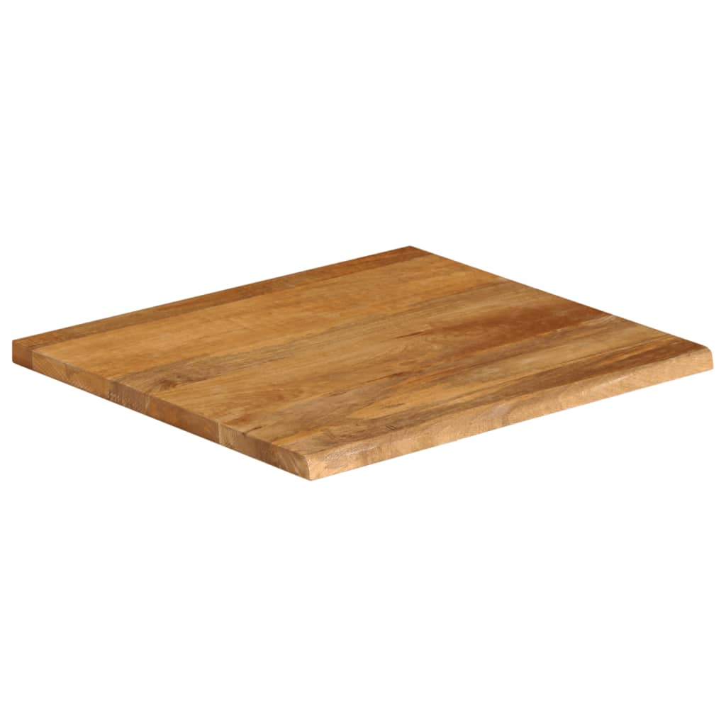 vidaXL Table Top Live Edge 40x40x2.5 cm Solid Wood Mango