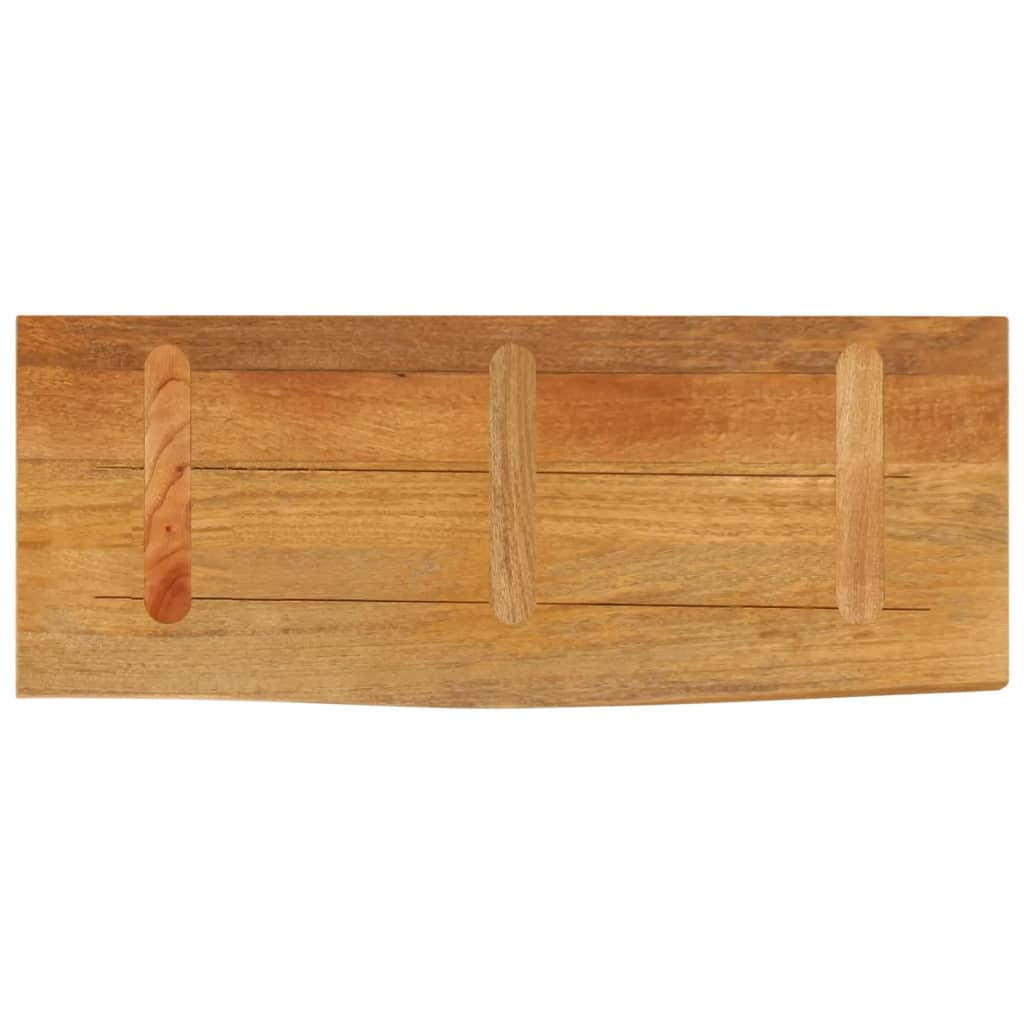 vidaXL Table Top Live Edge 90x40x2.5 cm Solid Wood Mango