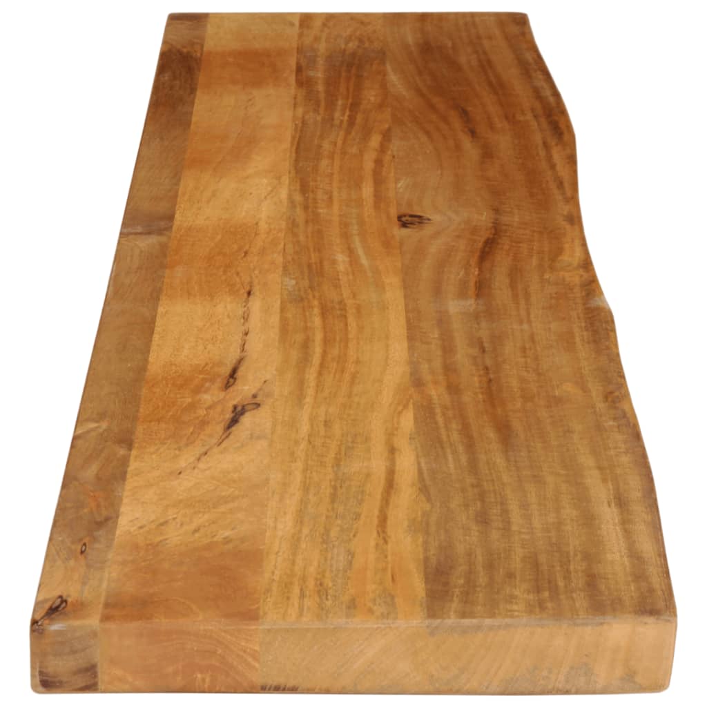 vidaXL Table Top Live Edge 140x40x2.5 cm Solid Wood Mango