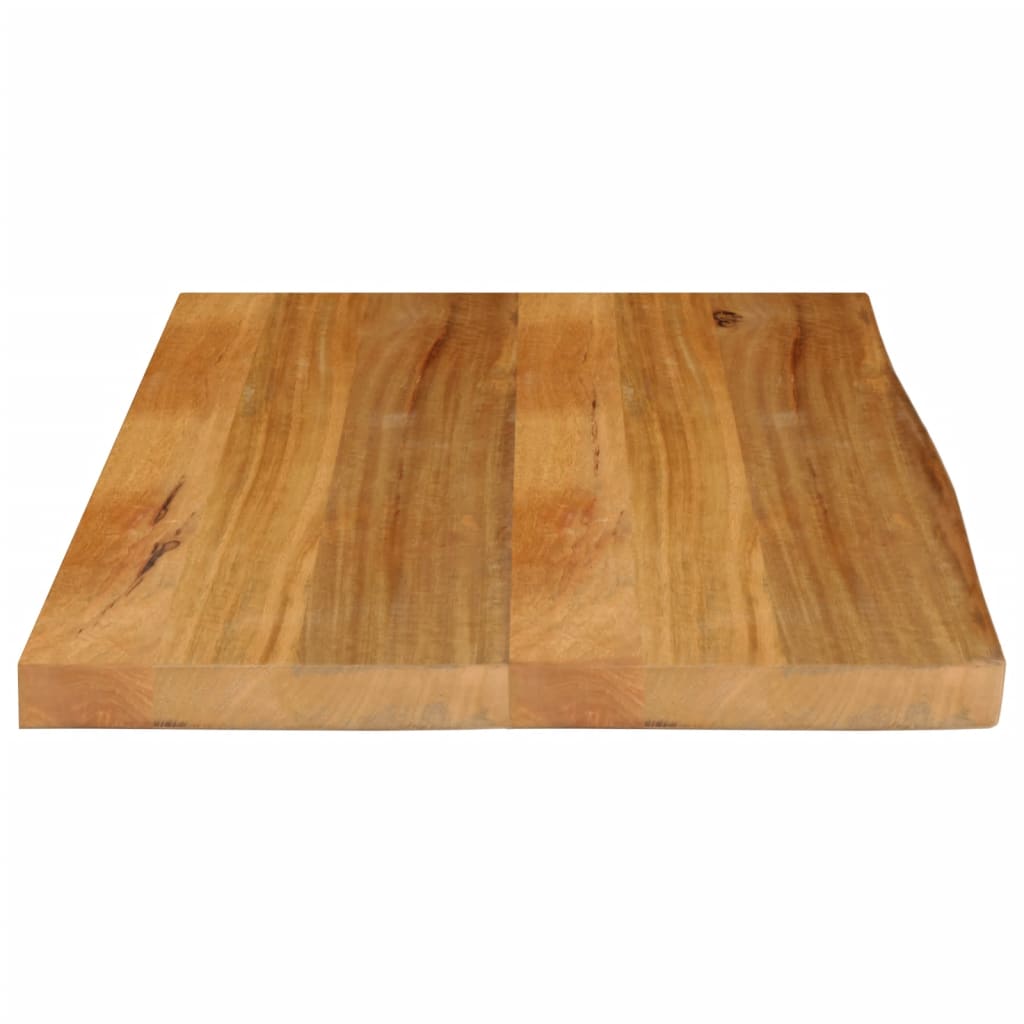 vidaXL Table Top Live Edge 70x60x2.5 cm Solid Wood Mango